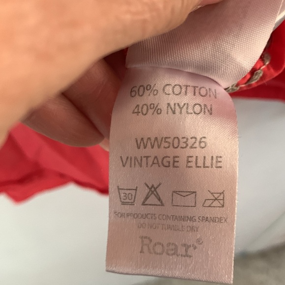 Roar Vintage Ellie faded red long sleeve western shirt with black braid trim - Picture 9 of 11